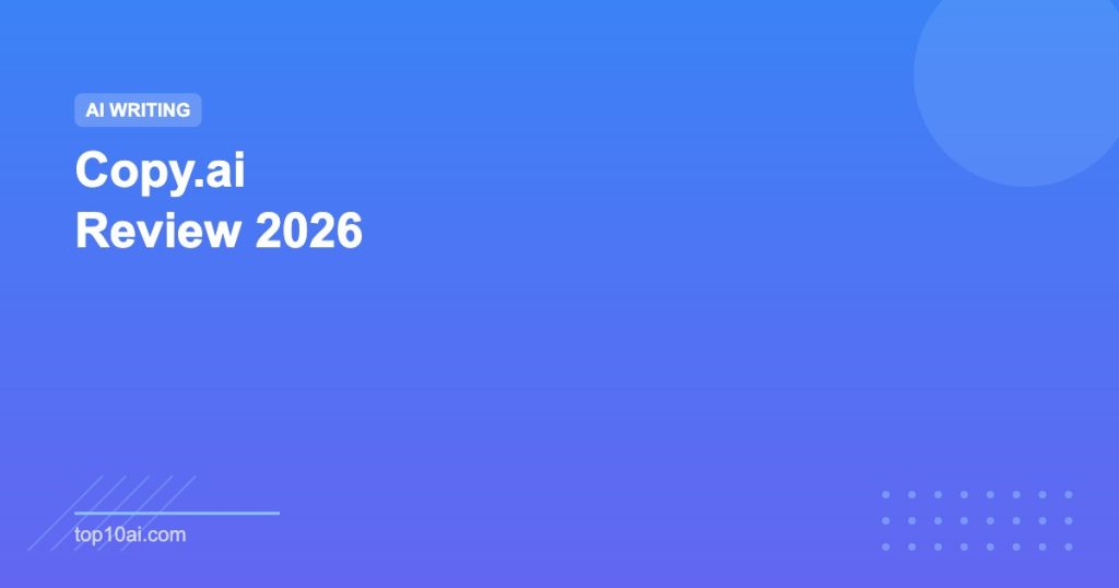 Copy.ai Review 2026 Featured Image