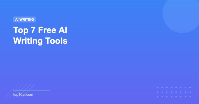 Top 7 Free AI Writing Tools Featured Image