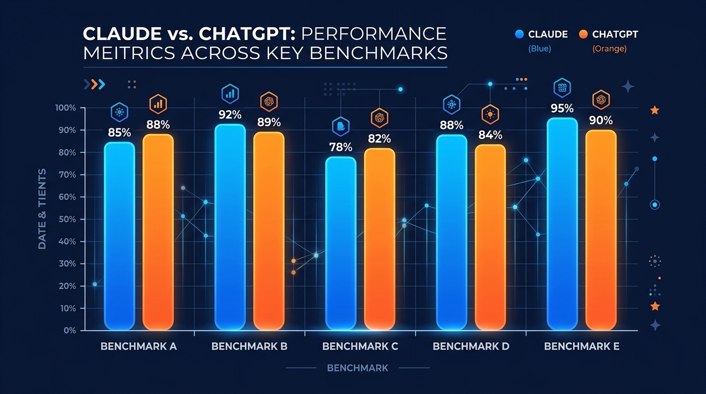 Claude vs ChatGPT benchmark comparison